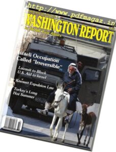 Washington Report On Middle East Affairs – October 2016