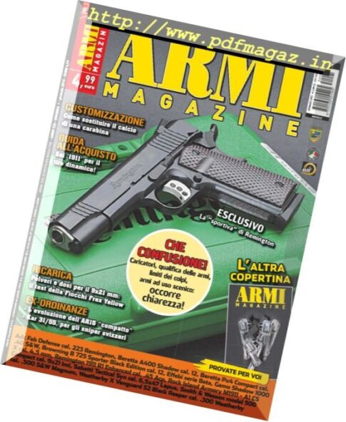 Armi Magazine – Gennaio 2015