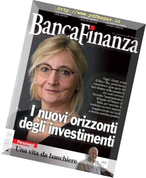 Banca Finanza — Agosto-Settembre 2016