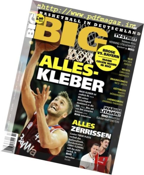 BIG — Basketball in Deutschland — November 2016