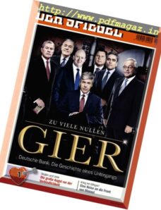 Der Spiegel – 22 Oktober 2016