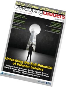 Developing Leaders – Issue 24, 2016