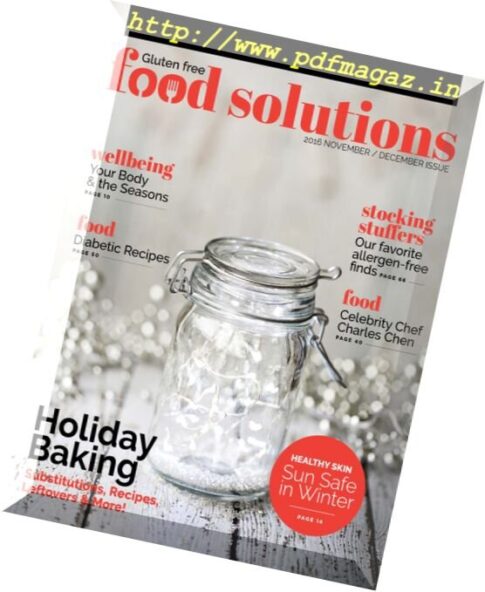 Food Solutions Magazine — November-December 2016