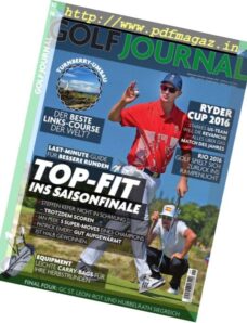 Golf Journal – Oktober 2016