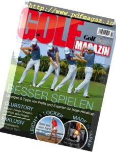 Golf Magazin — Oktober 2016