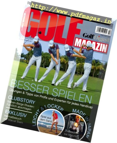 Golf Magazin – Oktober 2016