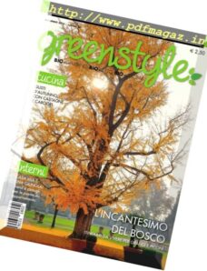 Greenstyle – Autunno 2016