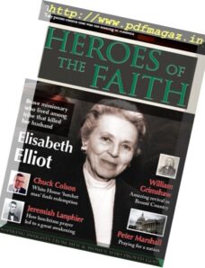 Heroes of the Faith – October-December 2016
