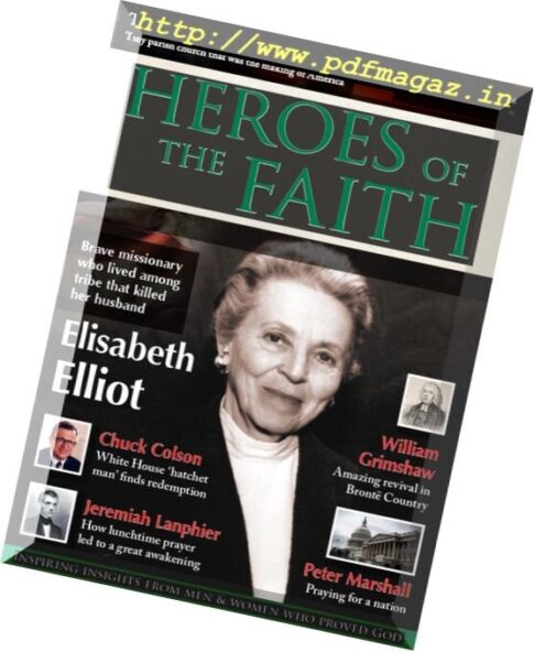 Heroes of the Faith – October-December 2016