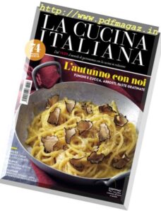 La Cucina Italiana – Ottobre 2016