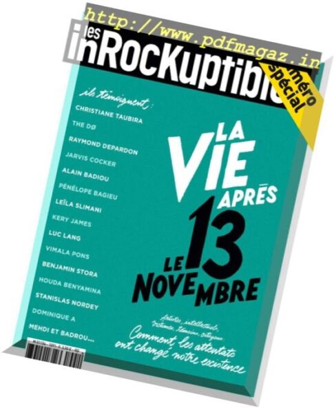 Les Inrockuptibles — 26 Octobre au 1 Novembre 2016