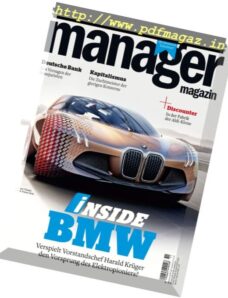 Manager Magazin – November 2016