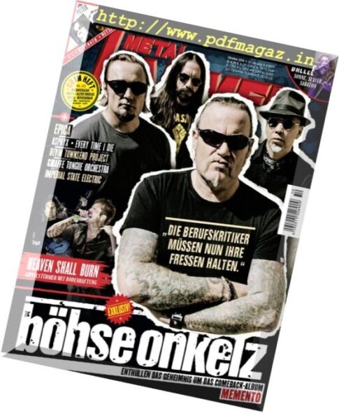 Metal Hammer Germany — Oktober 2016