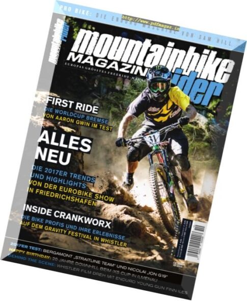 Mountainbike Rider Magazine — Oktober 2016