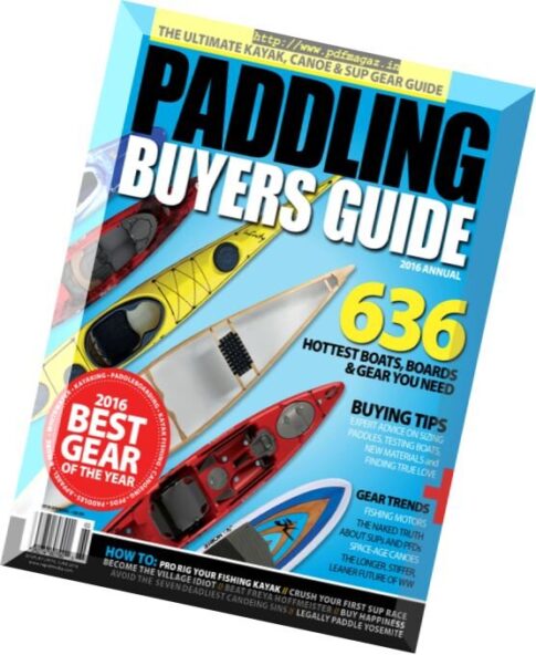 Paddling Magazine — Buyers Guide, Annual 2016