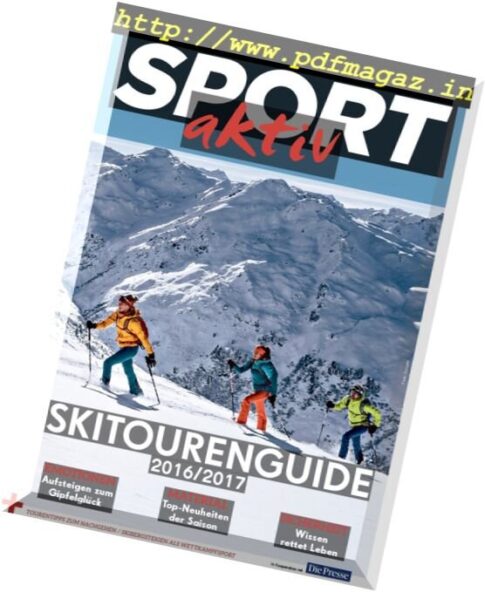 Sport Aktiv — Skitourenguide 2016-2017