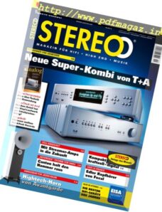 Stereo — Oktober 2016