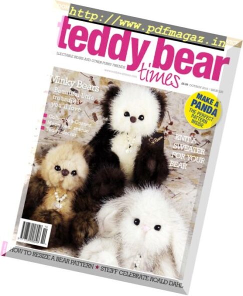 Teddy Bear Times — Issue 225, October-November 2016