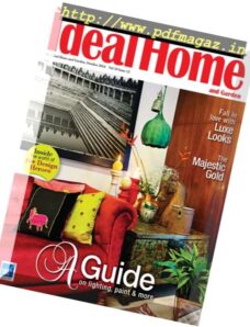 The Ideal Home and Garden India — October 2016