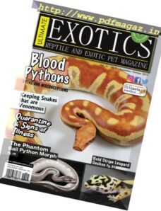 Ultimate Exotics – September-October 2016