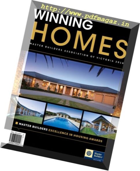 Winning Homes — Master Builders Association of Victoria 2016