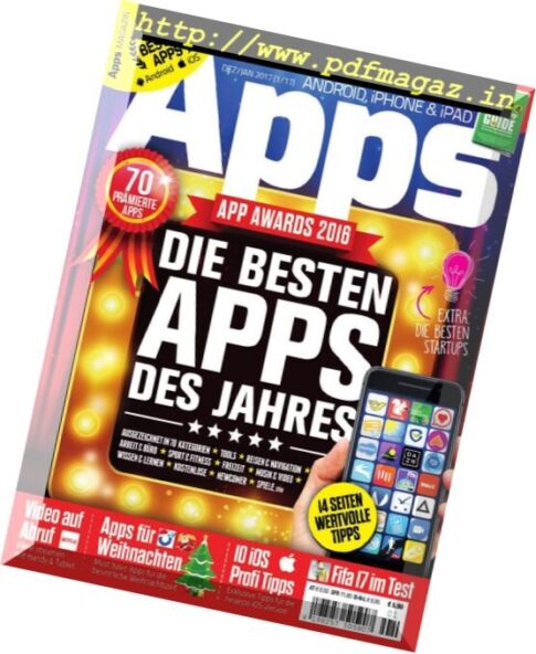 Android iPhone und iPad APPS Germany — Dezember-Januar 2017