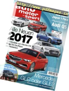 Auto Motor und Sport – 24 November 2016
