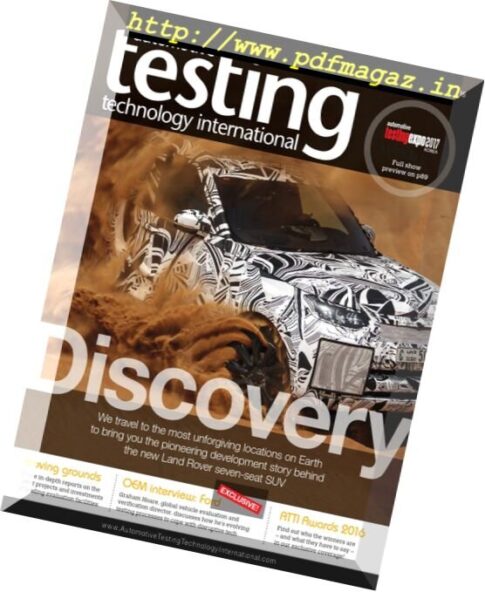 Automotive Testing Technology International — November 2016