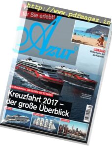 Azur Magazin — Dezember 2016-Januar 2017