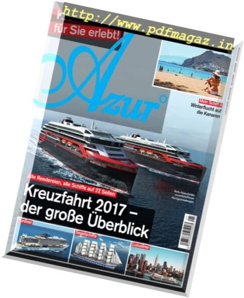 Azur Magazin – Dezember 2016-Januar 2017