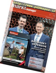 Bau Markt Manager – November 2016