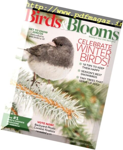 Birds & Blooms – December 2016 – January 2017