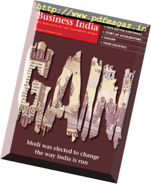 Business India — 21 November 2016