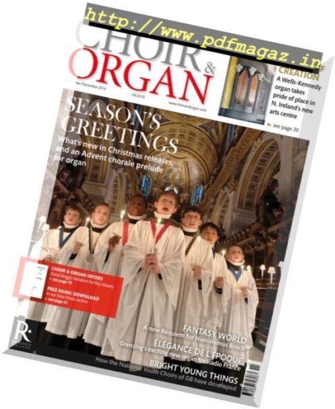 Choir & Organ – November-December 2016