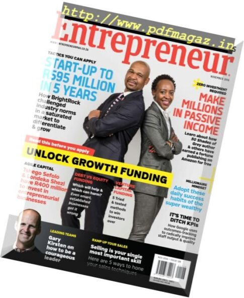 Entrepreneur South Africa — November 2016
