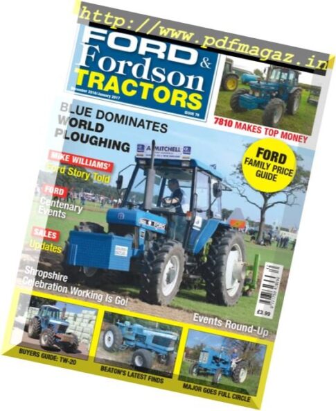 Ford & Fordson Tractors – December 2016 – January 2017