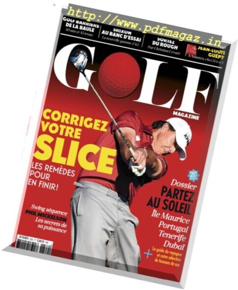 Golf Magazine France — Decembre 2016