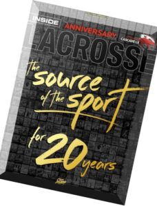 Inside Lacrosse – The Anniversary Issue 2016