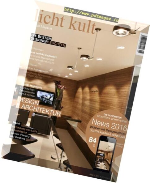 Licht Kult Magazin — Nr.5, 2016