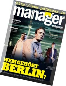 Manager Magazin – Dezember 2016