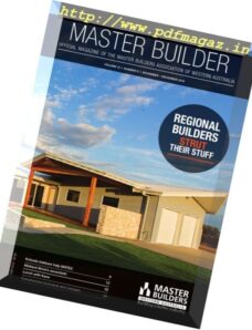 Master Builders Western Australia – November-December 2016