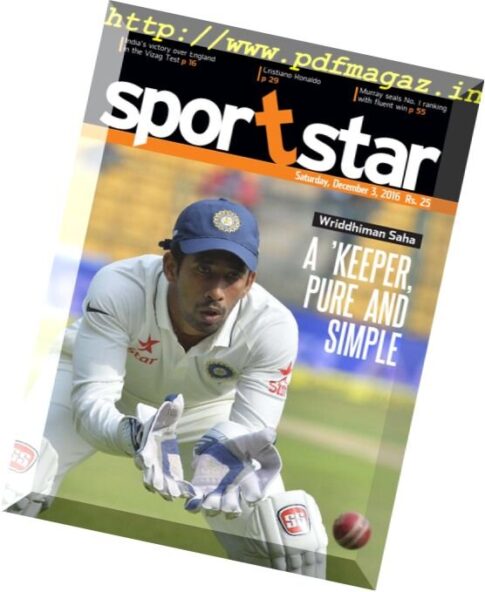Sportstar – 3 December 2016