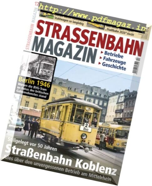 Strassenbahn Magazin – Dezember 2016