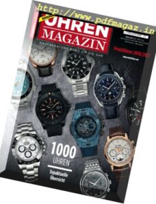Uhren Magazin — Preisfuhrer 2016-2017