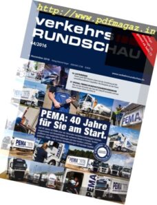 Verkehrs Rundschau — Nr.44, 2016