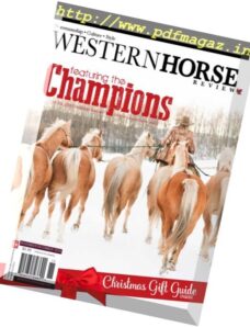 Western Horse Review — Special — November-December 2016