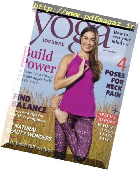 Yoga Journal USA – November 2016