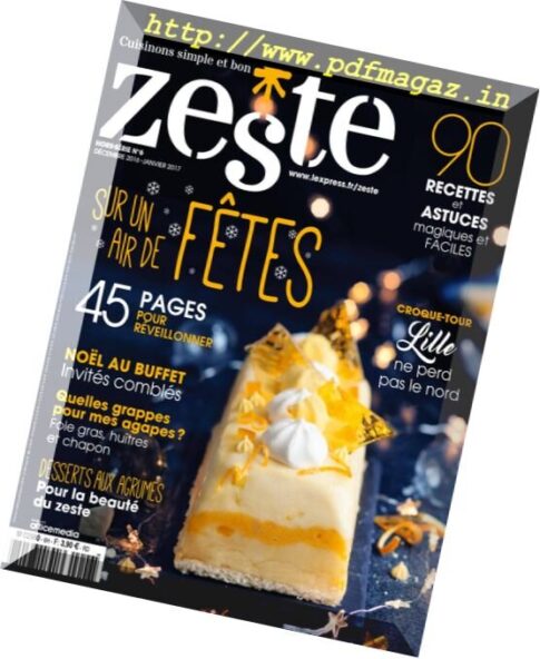 Zeste – Hors-Serie – Decembre 2016 – Janvier 2017