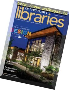 American Libraries — September-October 2016