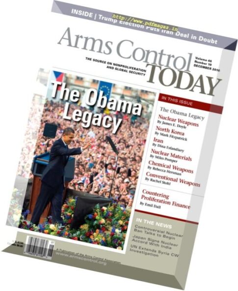 Arms Control Today – December 2016